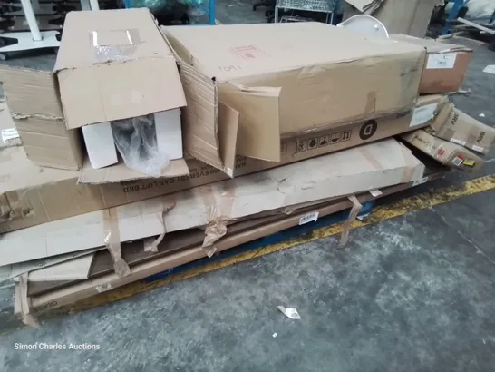 PALLET OF ASSORTED BOXED FURNITURE PARTS