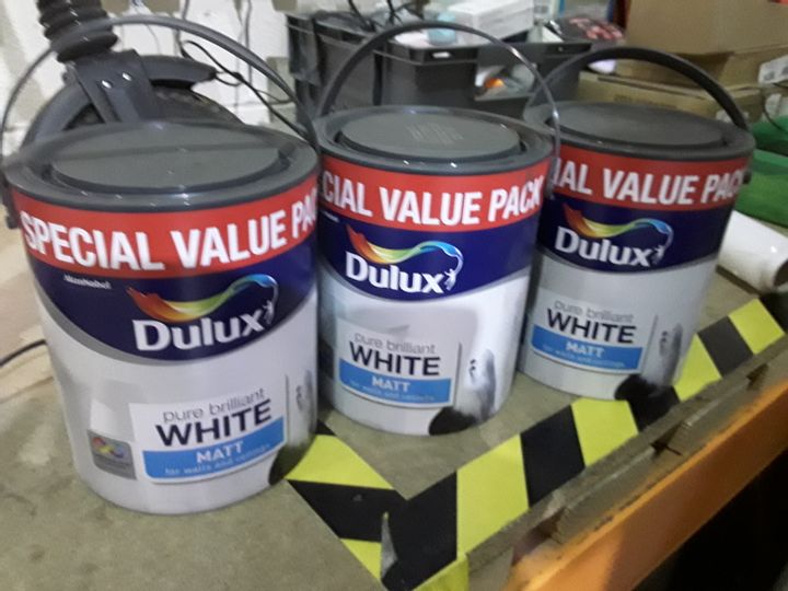 PAINT TO INCLUDE; JOHNSTONES AND DULUX 3229168Simon Charles Auctioneers