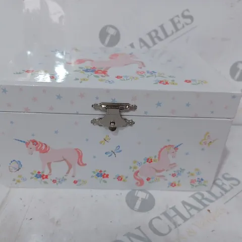 BOXED CATH KIDS MUSICAL UNICORN JEWELLERY BOX