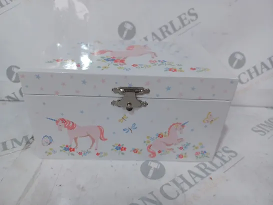 BOXED CATH KIDS MUSICAL UNICORN JEWELLERY BOX