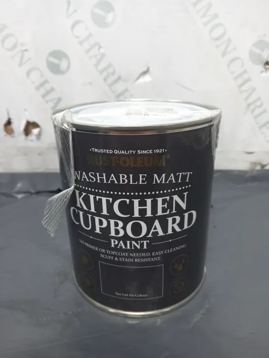 RUST-OLEUM CLOTTED CREAM MATT KITCHEN CUPBOARD PAINT 750ML