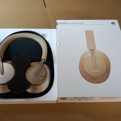 BOXED HUAWEI FREEBUDS STUDIO HEADPHONES - GOLD