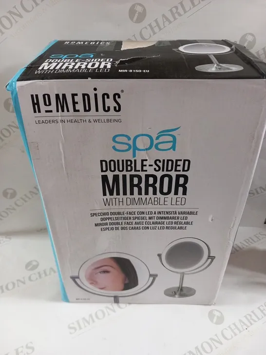 BOXED HOMEDICS SPA DOUBLE SIDED MIRROR MIR-8150-EU