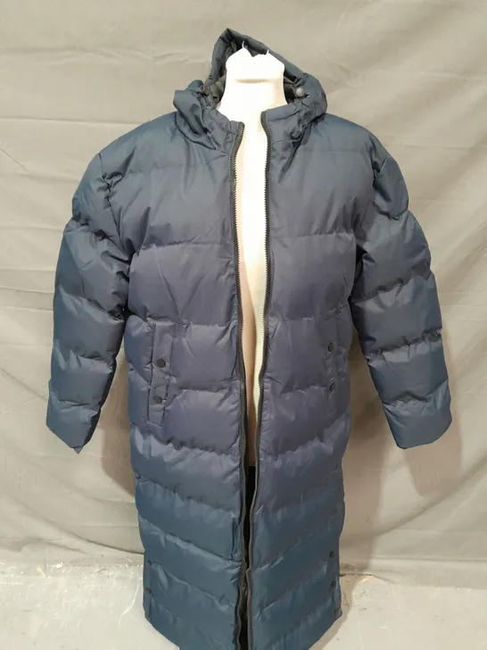 SOUL STAR MJ PINEAPPLE 22 NAVY HEAVY PADDED JACKET - LARGE