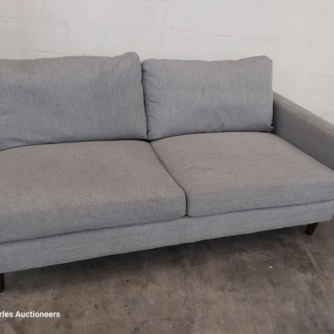 THREE SEATER SECTION GREY FABRIC 