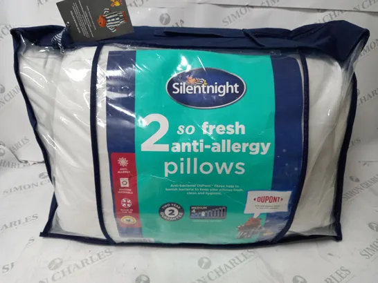 PACKAGED SILENT NIGHT SO FRESH ANTI ALLERGY PILLOW - 2 PCS. 