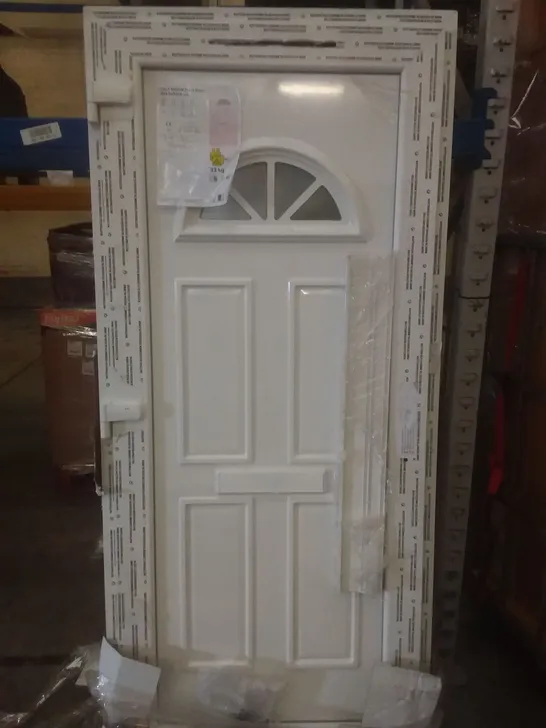 UPVC HALF MOON FRONT DOOR 205.5X92X6cm