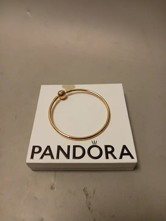 PANDORA ICONS 14K ROSE GOLD-PLATED BANGLE