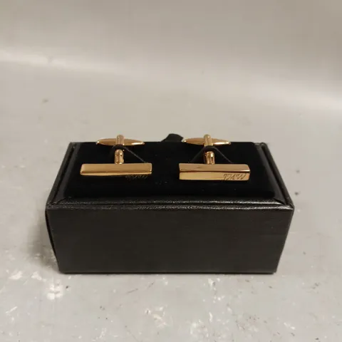 BOXED DESIGNER PERSONALISED 'JMW' CUFF LINKS 