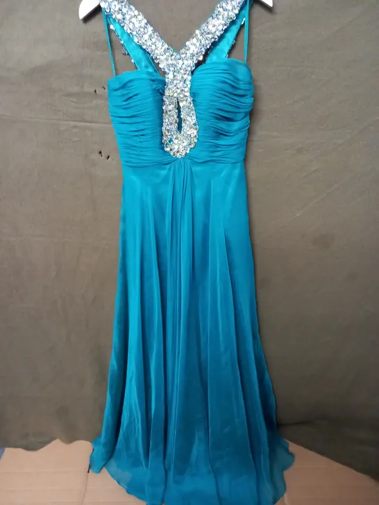 RUBY PROM EMERALD GREEN OCCASIONAL DRESS - 6