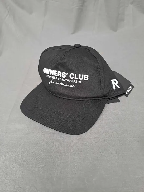 REPRESENT OWNER'S CLUB CAP IN BLACK ONE SIZE 