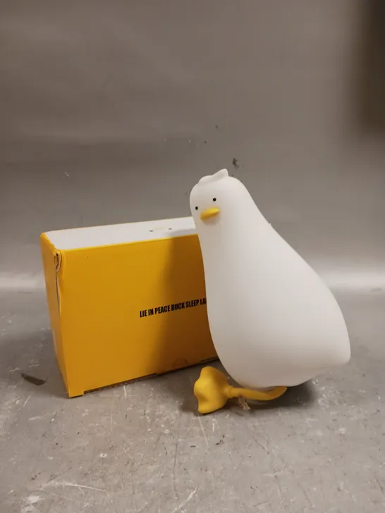 BOXED LIE IN PEACE DUCK SLEEP LAMP 