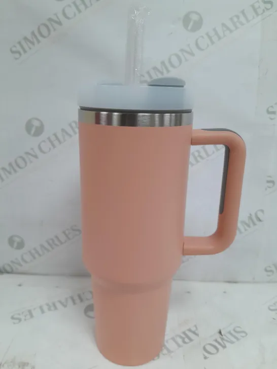 1.1 LITRE TUMBLER CUP WITH LID IN PINK