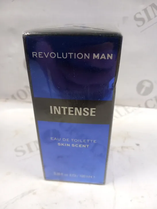 BOXED AND SEALED REVOLUTION MAN INTENSE EAU DE TOILETTE SKIN SCENT 100ML