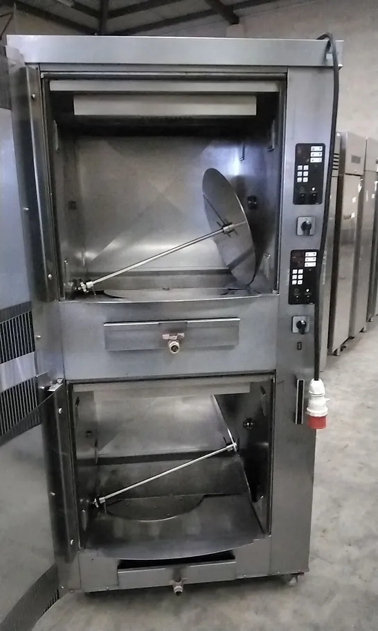 BKI COMMERCIAL DOUBLE CHICKEN ROTISSERIE OVEN 