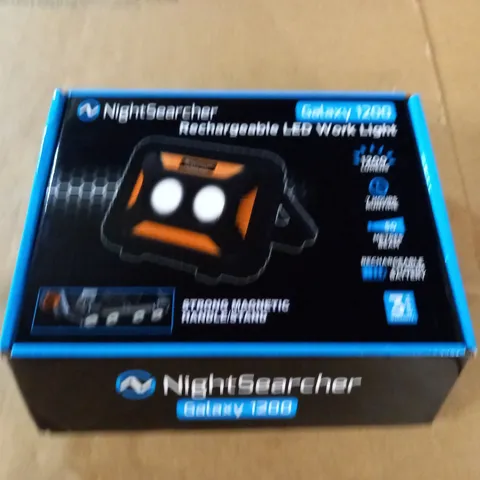 BOXED NIGHTSEARCHER GALAXY 1200 RECHARGEABLE LED WORK LIGHT