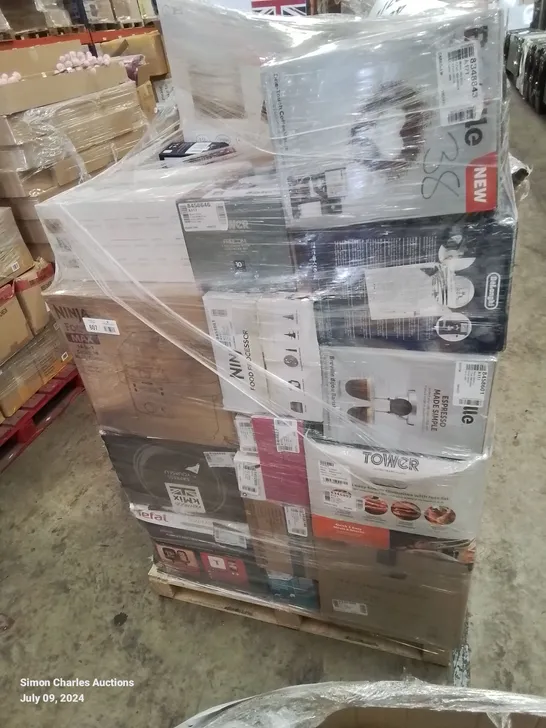 PALLET OF APPROXIMATELY 44 UNPROCESSED RAW RETURN HOUSEHOLD AND ELECTRICAL GOODS TO INCLUDE;