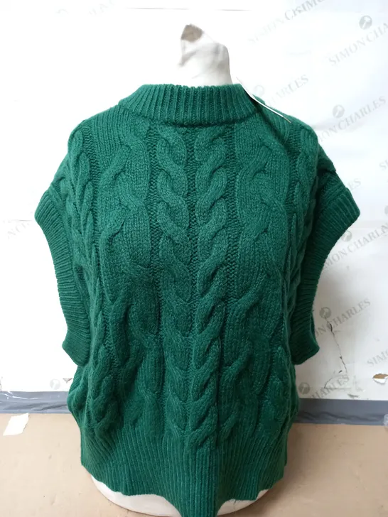 CRYSTAL KOBE KNITTED TOP IN ALPINE SIZE 3XL 