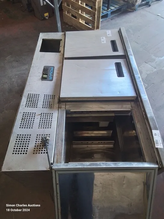 BROKEN POLAR REFRIGERATION 3 DOOR STAINLESS STEEL UNIT