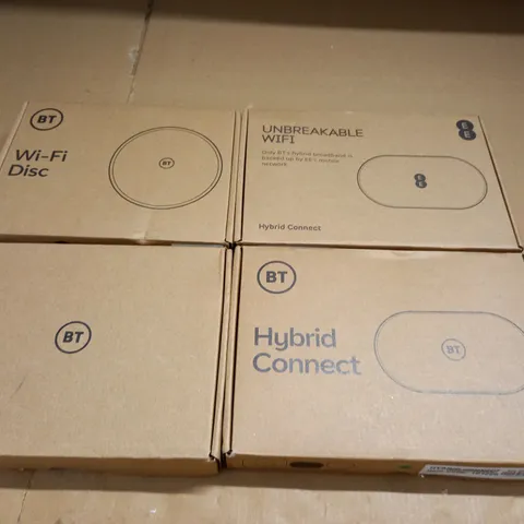 LOT OF 4 BOXED WI-FI HUBS TO INCLUDE BT AND EE
