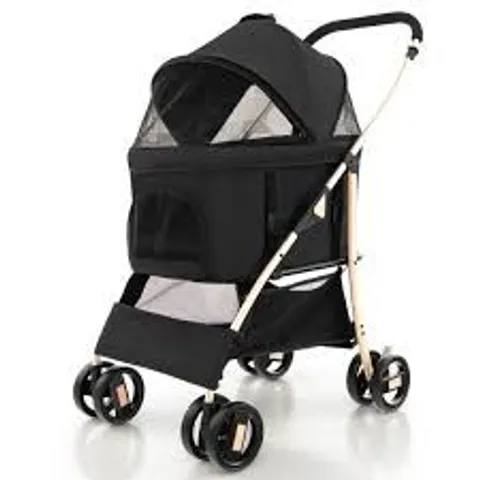 BOXED COSTWAY 3-IN-1 PET STROLLER WITH REMOVABLE CAR SEAT CARRIER