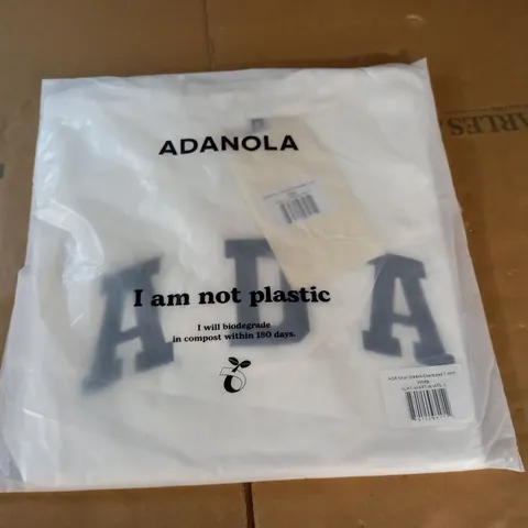 BAGGED ADANOLA SHORT SLEEVE OVERSIZED T-SHIRT - S