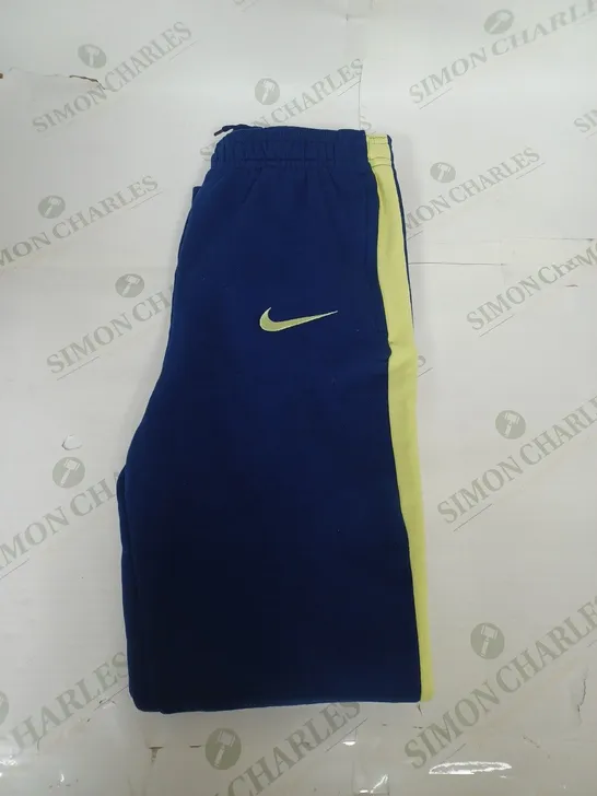 NIKE FC BARCELONA TRACKSUIT BOTTOMS SIZE L - KIDS