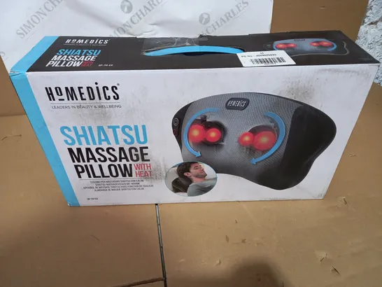 BOXED HOMEDICS SHIATSU MASSAGE PILLOW WITH HEAT SP-7H-EU