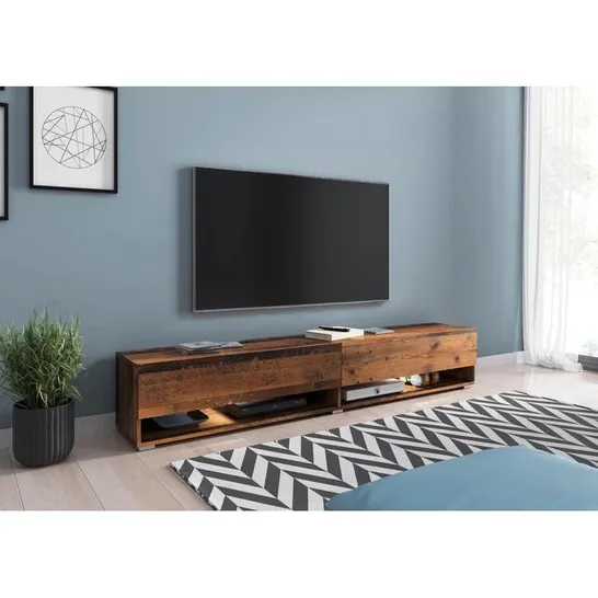 BOXED AMIT TV STAND FOR TV'S UP TO 78" (1 BOX)