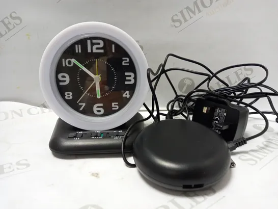 GEEMARC DEAF ALARM CLOCK WITH 80DB LOUD ALARM