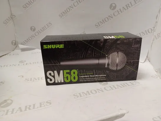 SHURE SM58LEGENDARY VOCAL MICROPHONE