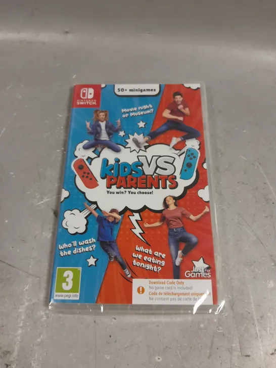 SEALED KIDS VS PARENTS FOR NINTENDO SWITCH 