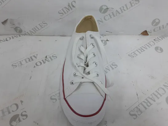 PAIR OF CONVERSE ALL STAR S IN WHITE - UK 8