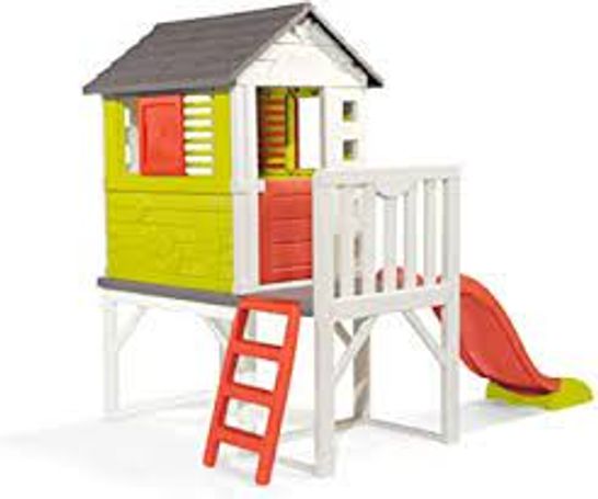 SMOBY MY HOUSE ON STILTS WITH SLIDE (1 BOX) RRP £449.99