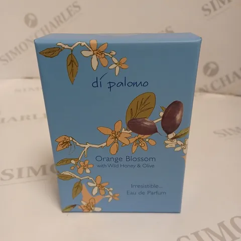 BOXED AND SEALED DI PALOME ORANGE BLOSSOM WITH WILD HONEY AND OLIVE EAU DE PARFUM 50ML