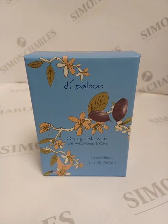 BOXED AND SEALED DI PALOME ORANGE BLOSSOM WITH WILD HONEY AND OLIVE EAU DE PARFUM 50ML