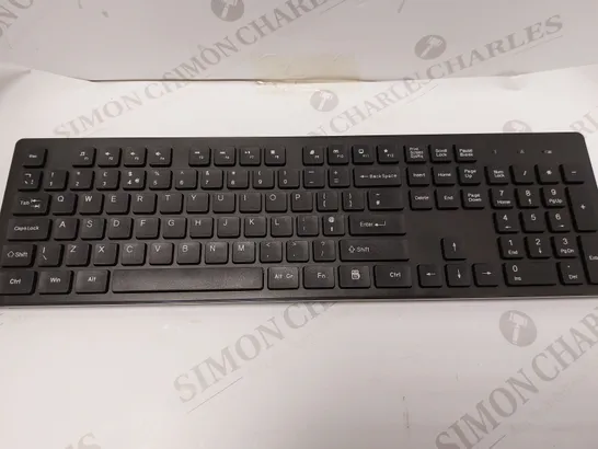 WISFOX 2.4GHZ SLIM FULL-SIZED ADVANCED SOUNDLESS WIRELESS KEYBOARD AND MOUSE COMBO