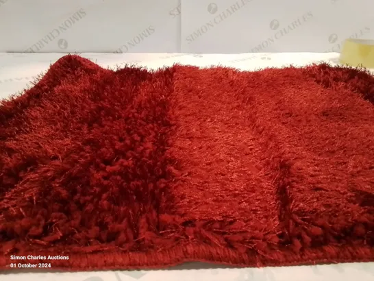 BRAND NEW PACO HOME 40X55CM RED BATH MAT