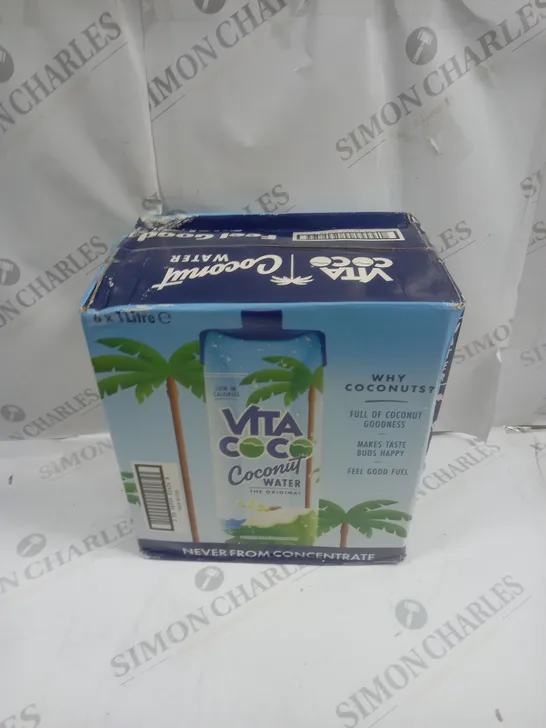 SEALED VITA COCO COCONUT WATER - 6 X 1L