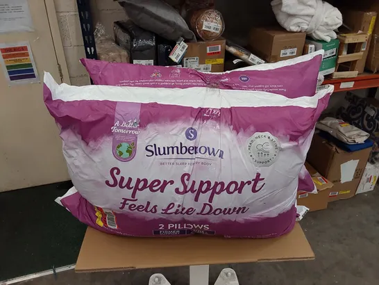 BAGGED SLUMBERDOWN FEELS LIKE DOWN SUPPER SUPPORT PILLOWS - SET OF 4 (1 ITEM)