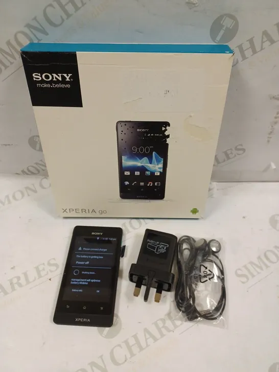 SONY XPERIA GO ST27I ANDROID SMARTPHONE - TACTILE BLACK  