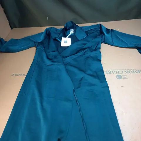 LONG SLEEVE WRAP MIDI DRESS SIZE 8