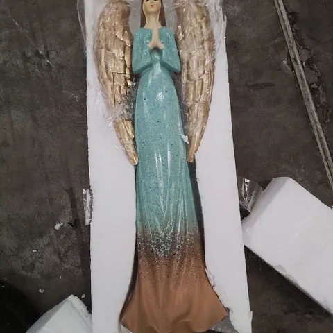 BOXED DECORATIVE ANGEL - BLUE