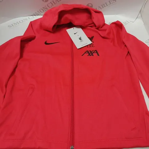 NIKE L.F.C CHILD UNISEX RED HOODIE - SIZE 11-12