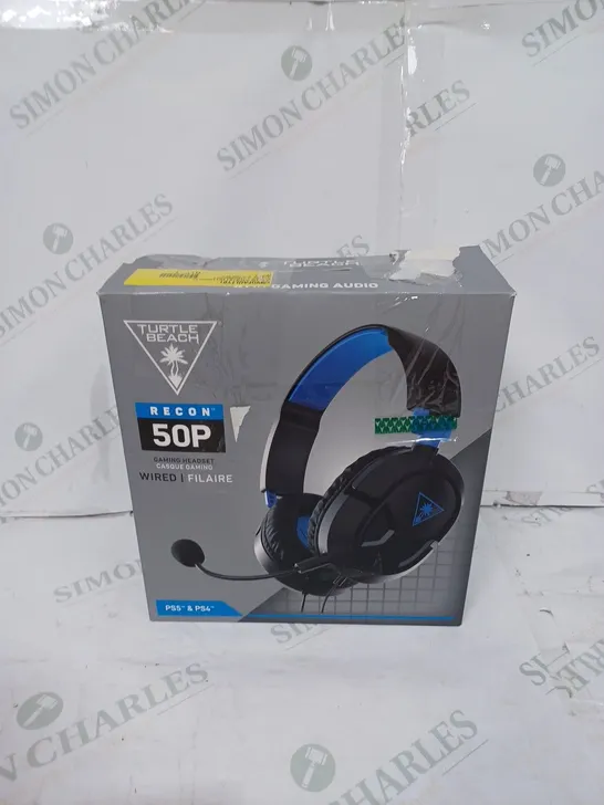 TURTLE BEACH RECON 50P PS4/PS5 WIRED GAMING HEADSET 