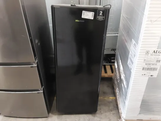 HISENSE RR220D4BBE 52CM FREESTANDING RETRO FRIDGE BLACK - UNPROCESSED RAW RETURN 