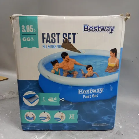 BESTWAY 10FT FAST SET SWIMMING POOL