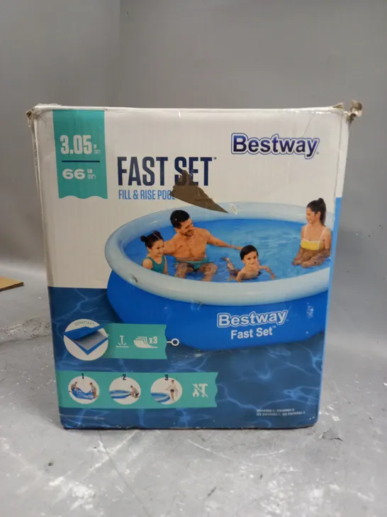 BESTWAY 10FT FAST SET SWIMMING POOL RRP £159.99