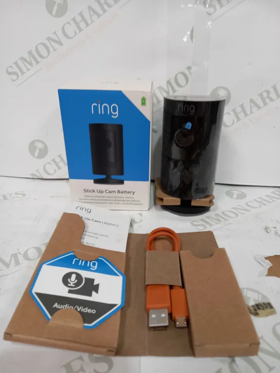 RING STICK UP CAM BATTERY POWERED IN-DOOR & OUTDOOR CAMERA 