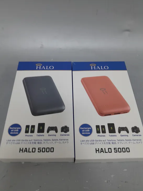 BOXED HALO 5000MAH PORTABLE CHARGERS